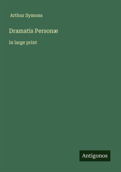 Cover Dramatis Personæ