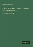 Unter Den Hohen Tauern; Ein Roman Aus der Steiermark