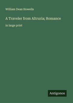 Cover A Traveler from Altruria; Romance