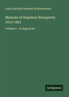 Cover Memoirs of Napoleon Bonaparte; 1814-1821