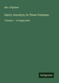 Cover Harry Joscelyn; In Three Volumes