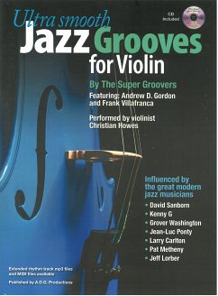 Cover Ultra Smooth Jazz Grooves For Violin Violin Instrumental Album