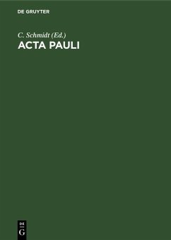 Acta Pauli (eBook, PDF)