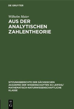 Cover Aus der analytischen Zahlentheorie (eBook, PDF)