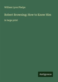 Cover Robert Browning; How to Know Him