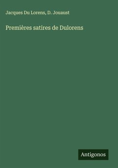 Cover Premières satires de Dulorens