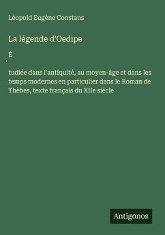 Cover La légende d'Oedipe