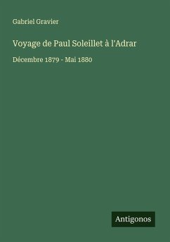 Cover Voyage de Paul Soleillet à l'Adrar