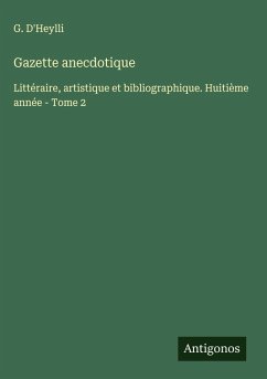 Cover Gazette anecdotique