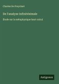 De l'analyse infinitésimale De l'analyse infinitésimale
