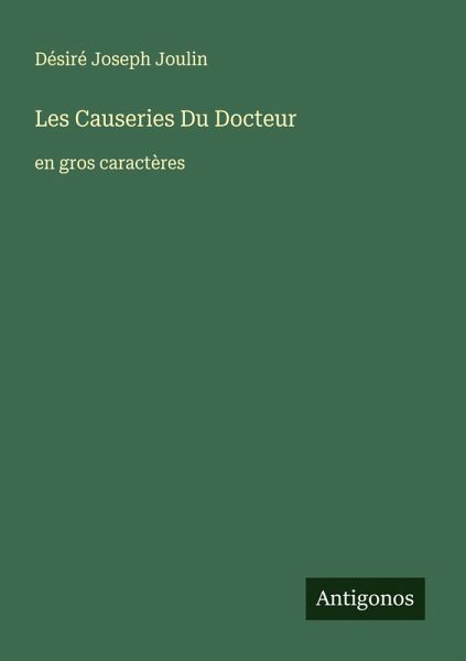 Les Causeries Du Docteur