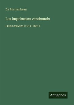 Cover Les imprimeurs vendomois