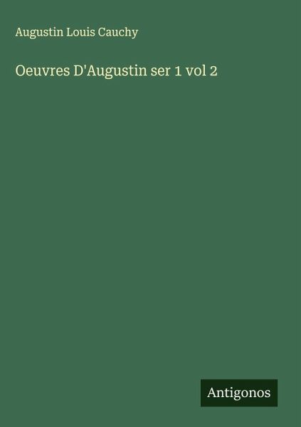 Oeuvres D'Augustin ser 1 vol 2 Oeuvres D'Augustin ser 1 vol 2
