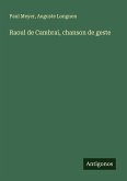 Raoul de Cambrai, chanson de geste