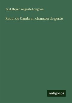 Raoul de Cambrai, chanson de geste Cover Raoul de Cambrai, chanson de geste