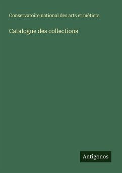 Cover Catalogue des collections