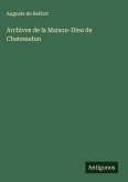 Archives de la Maison-Dieu de Chateaudun
