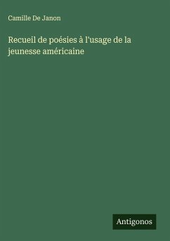 Cover Recueil de poésies à l'usage de la jeunesse américaine