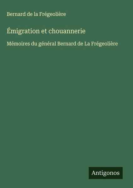 Émigration et chouannerie