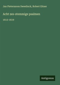 Cover Acht zes-stemmige psalmen