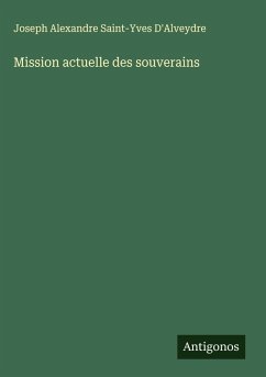 Cover Mission actuelle des souverains
