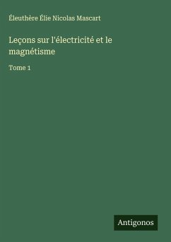 Cover Leçons sur l'électricité et le magnétisme