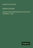 Notes et Articles Notes et Articles
