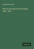 Histoire de la guerre du Pacifique, 1880 - 1881