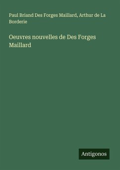 Cover Oeuvres nouvelles de Des Forges Maillard