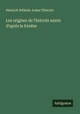 Les origines de l'historie sainte d'après la Genèse