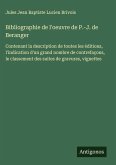 Bibliographie de l'oeuvre de P.-J. de Beranger