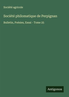 Cover Société philomatique de Perpignan