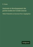 Anatomie et developpement des parties molles de l'oreille interne Anatomie et developpement des parties molles de l'oreille interne