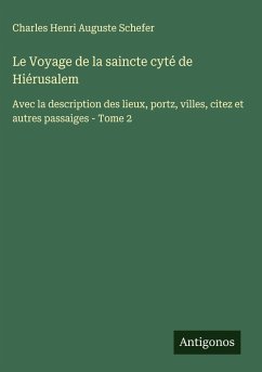 Cover Le Voyage de la saincte cyté de Hiérusalem