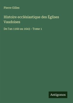 Cover Histoire ecclésiastique des Églises Vaudoises