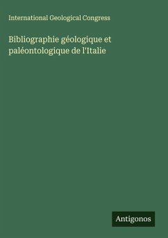 Cover Bibliographie géologique et paléontologique de l'Italie