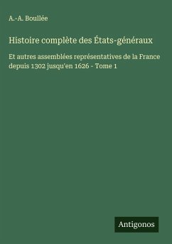 Cover Histoire complète des États-généraux