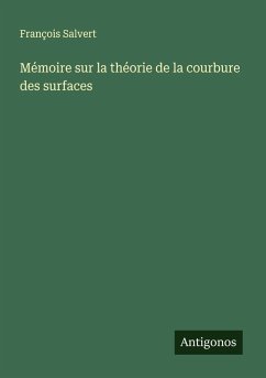 Cover Mémoire sur la théorie de la courbure des surfaces
