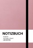 Notizbuch A4 blanko rosa - 100 Seiten Soft Cover - FSC Papier
