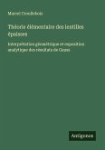 Théorie élémentaire des lentilles épaisses Théorie élémentaire des lentilles épaisses