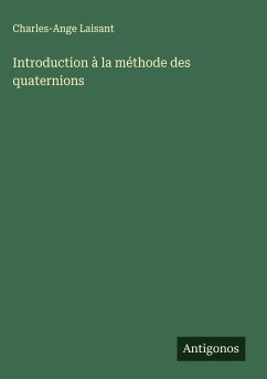 Cover Introduction à la méthode des quaternions