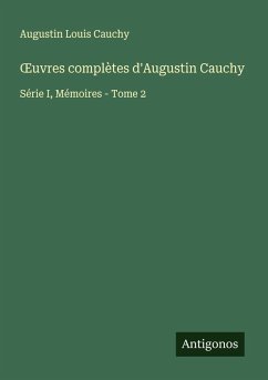 Cover ¿uvres complètes d'Augustin Cauchy