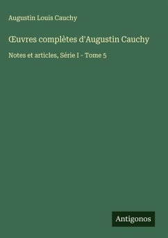 Cover ¿uvres complètes d'Augustin Cauchy