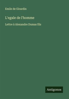 Cover L'egale de l'homme