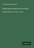 Études gites minéraux de la France