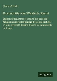 Cover Un condottiere au XVe siècle. Rimini