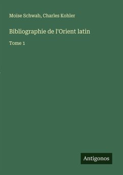 Cover Bibliographie de l'Orient latin