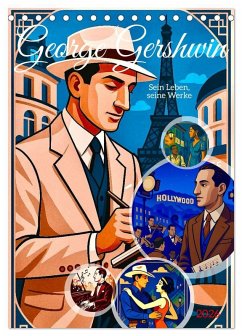 Cover George Gershwin (Tischkalender 2026 DIN A5 hoch), CALVENDO Monatskalender