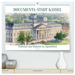 Cover DOCUMENTA-Stadt Kassel (hochwertiger Premium Wandkalender 2026 DIN A2 quer), Kunstdruck in Hochglanz