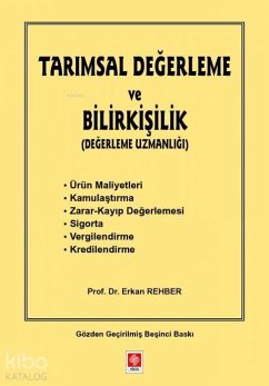 Cover Tarimsal Degerleme ve Bilirkisilik Degerleme Uzmanligi